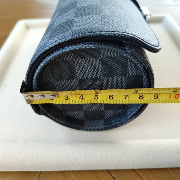 Louis Vuitton Monogram Eclipse black Watch Travel Pouch (New) - Picture 10 of 10